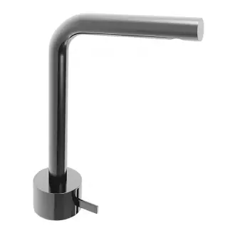 Fantini AF/21 Смеситель для раковины, 1 отв., излив 15,5 см, цвет: матовая натур. сталь 27 93 A506WF