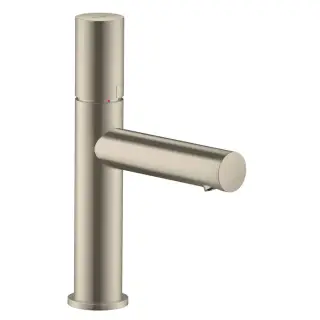 Axor Uno Смеситель для раковины на 1 отверстие с донным клапаном, цвет: шлифованный никель 45002820