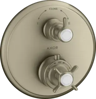 Axor Montreux Термостат для душа встраиваемый на 2 потребителя, цвет: шлифованный никель 16820820