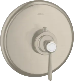Axor Montreux Термостат для душа встраиваемый, HighFlow, внешняя часть, цвет: шлифованный никель 16824820