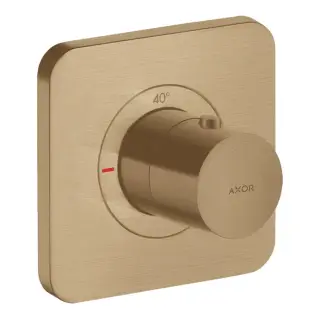 Axor Citterio E Термостат для душа встраиваемый, внешняя часть, цвет: шлифованная бронза 36702140