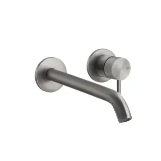 Gessi 316 Trame Встраиваемый смеситель для раковины, излив 20-17 см, цвет: steel brushed 54386#239
