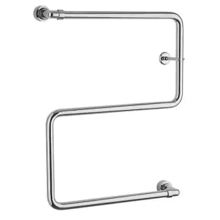 Margaroli Vento 408 Полотенцесушитель водяной для ГВС 52,7х66h (int 61), диагональное, цвет: chrome 408CR