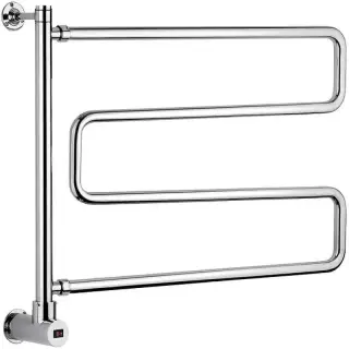 Margaroli Vento 500/SP Полотенцесушитель электрический поворот. 55,5х64h (57,5) нижнее, цвет: chrome 500SPCRB