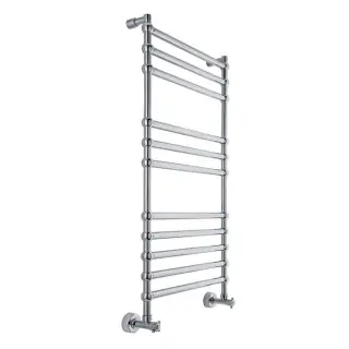 Margaroli Sole 464/TS/11 Полотенцесушитель водяной для ГВС 42,5х107h (int 36), нижнее, цвет: chrome 464TS3611CR
