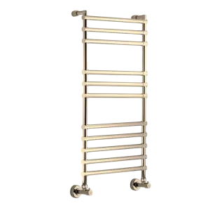 Margaroli Sole 464/11 Полотенцесушитель водяной для ГВС 53,5х107h (int 47), цвет: brushed nickel 4644711BN