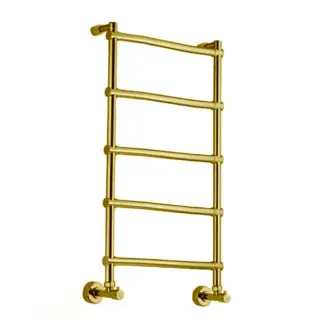 Margaroli Sole 442 Полотенцесушитель водяной для ГВС 43,5х90h (int 37), нижнее, цвет: gold 4423705GON