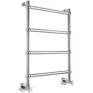 Margaroli Sole 442/TS Полотенцесушитель водяной для ГВС 42,5х71h (int 36), нижнее, цвет: chrome 442TS3604CR