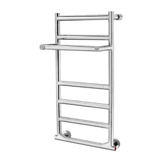 Margaroli Sereno 577 Полотенцесушитель электр. с полкой 53х71h (int 47,5) выкл. справа, цвет: chrome 5774706CRNB