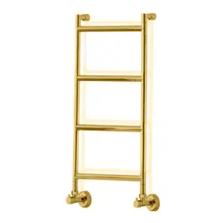 Margaroli Sereno 482 Полотенцесушитель водяной для ГВС 39х79h (32,5) нижнее, цвет: bronze/old brass 4823204OBN