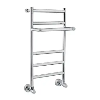 Margaroli Sereno 487 Полотенцесушитель водяной с полкой для ГВС 54х70h (47,5), нижнее, цвет: chrome 4874705CRP