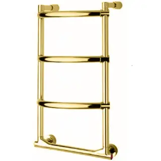 Margaroli Curved 523 Полотенцесушитель электрический выгнутый 42х64h (36), цвет: bronze/old brass 5233604OBNB