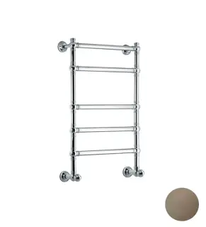 Margaroli Armonia 9-464 Полотенцесушитель водяной 62,5х93h (int 55), нижнее, цвет: rubbed bronze 94645505RB