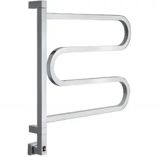 Margaroli Aria 500/SQ Полотенцесушитель электрический поворот. 53,5х68h (54,7) нижнее, цвет: chrome 500SQCR