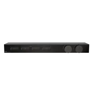 Gessi Hi-Fi Термостат для душа на 4 независимых потребителя, внешняя часть, цвет: black metal PVD 63026#706