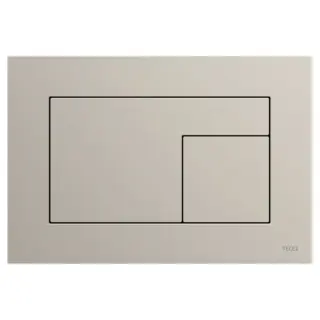 Tece Velvet Кнопка смыва для унитаза с покрытием от отпечатков пальцев, fenix, цвет: серовато-бежев. 9240733