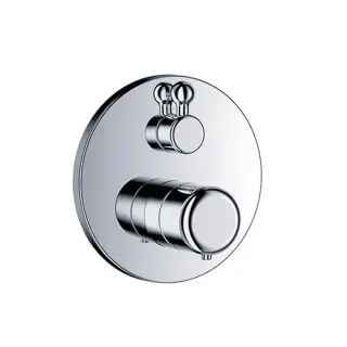 Jorger Muschel Термостат для душа скрытого монтажа с запорным вентилем, цвет: хром 611.40.360.000