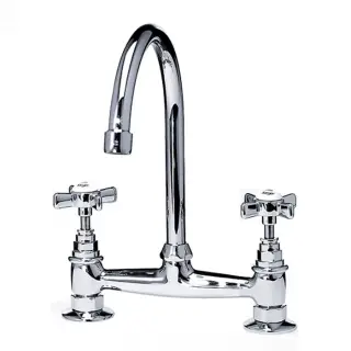 Jorger Kitchen Taps Смеситель для кухни, на 2 отверстия, цвет: хром 629.20.640.000