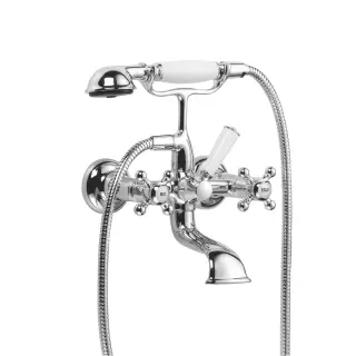 Dornbracht Madison Смеситель для ванны, настенный с ручным душем, цвет: хром 25023360-00