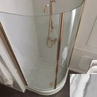 Kerasan Retro Душевое ограждение 80x80x187h см, для углового душевого поддона, цвет: Bronzo 9158 T3