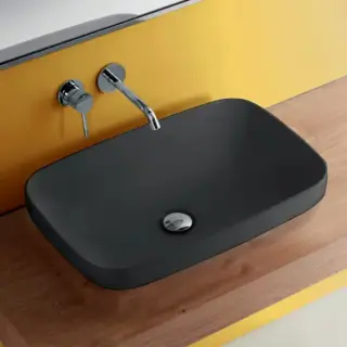 Kerasan Tribeca Раковина встраиваемая сверху/накладная 60х38 см, цвет: Nero matt 514331