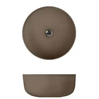 Kerasan Nolita Раковина чаша d40x15h см, без перелива, цвет: Bruno matt 534488
