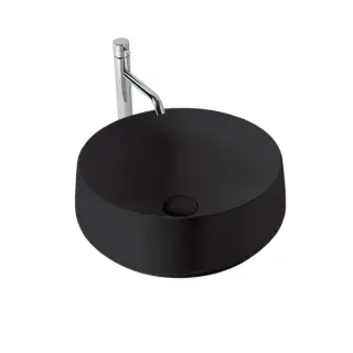 Kerasan F10 Раковина чаша d43x15,5h см, без перелива, цвет: Nero matt 460431