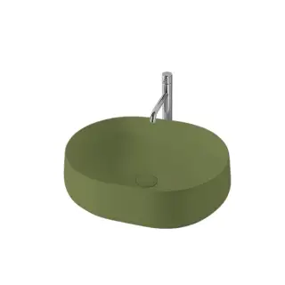 Kerasan F10 Раковина чаша 56x44x15,5h см, без перелива, цвет: Verde matt 460511