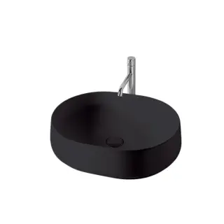 Kerasan F10 Раковина чаша 56x44x15,5h см, без перелива, цвет: Nero matt 460531