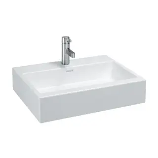 Laufen Living City Раковина 60х46хh14 см, с 1 отв., под смеситель, цвет: белый 8.1743.4.000.104.1