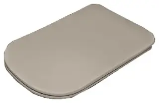 Kerasan Tribeca Крышка-сиденье Slim для унитаза, с микролифтом, крепление хром, цвет: Nocciola matt 519181