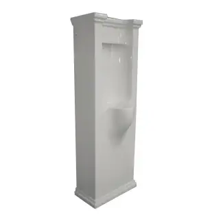 Kerasan Waldorf Писсуар напольный со скрытым подводом, сифоном и комплектом крепежей, цвет: Bianco 413101