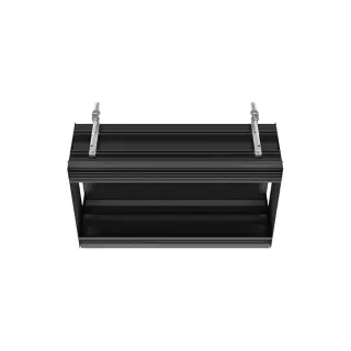 Gessi Binario Профиль линейный 67 cм, для 3 модулей, установка Shift-Fix, цвет: matte black 61006#299