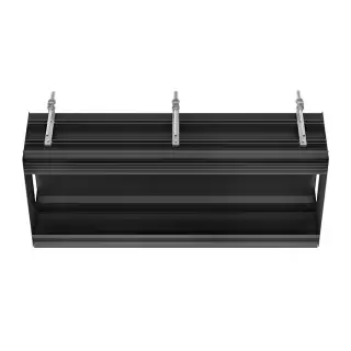 Gessi Binario Профиль линейный 88 cм, для 4 модулей, установка Shift-Fix, цвет: matte black 61008#299