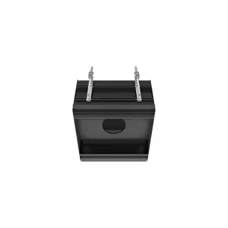 Gessi Binario Профиль линейный 25 cм, для 1 модуля, установка Easy-Fix, цвет: matte black 61121#299