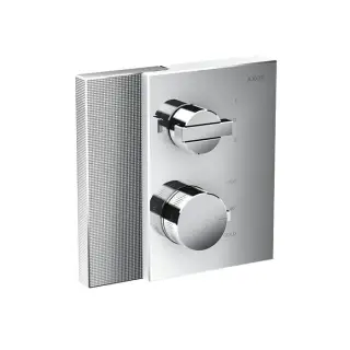 Axor Edge Термостат для ванны встраиваемый, 2 потребителя, внешняя часть, цвет: хром 46761000