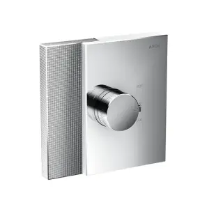 Axor Edge Термостат для душа встраиваемый HighFlow, алмазная огранка, внешняя часть, цвет: хром 46741000