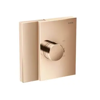 Axor Edge Термостат для душа встраиваемый HighFlow, внешняя часть, цвет: полированное розовое золото 46740300