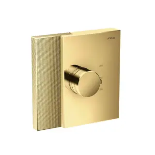 Axor Edge Термостат для душа встраиваемый HighFlow, внешняя часть, цвет: полированное золото 46741990