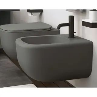 Cielo Era Биде подвесное 36,5x53xh30 см, с 1 отв. под смеситель, цвет: Basalto ERBS.BA