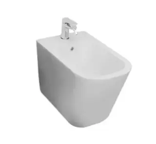 Kerasan Tribeca Биде напольное 55x35 см, с 1 отвер. под смеситель, с крепл. и перелив., цвет: Bianco 512030 Bianco matt