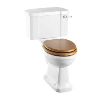 Burlington Classic Чаша для унитаза моноблок 34,5х73 см, безободковый, цвет: белый глянец P20