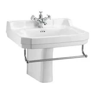 Burlington Edwardian Полотенцедержатель для раковины 53,8 см, цвет: хром глянцевый T3 CHR