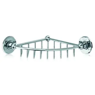 Burlington Arcade Полка решетка угловая 21,7х21,7 см, цвет: хром глянцевый A21 CHR