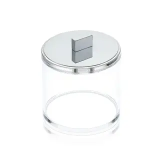 Decor Walther Sky DMD L Баночка универсальная 11.3x12 см, с крышкой, акрил, цвет хром 0981000
