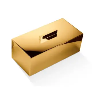 Decor Walther Universal DW 3610 Бокс универсальный 25x12xh10.5 см, с крышкой, цвет золото 0845320