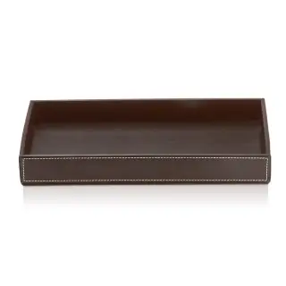Decor Walther Brownie Tab L Лоток универсальный 28x16 см, цвет: темно-коричневая кожа 0930190