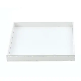 Decor Walther Brownie Tab Q Лоток универсальный 26x22 см, цвет белая кожа 0932550