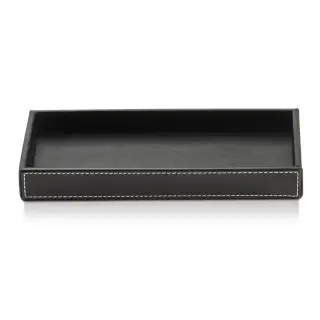 Decor Walther Brownie Tab M Лоток универсальный 22x10.5 см, цвет черная кожа 0930060