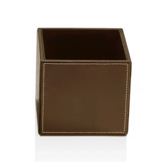 Decor Walther Brownie BOD1 Универсальная коробка 13x13xh12.5 см, цвет: темно-коричневая кожа 0930890